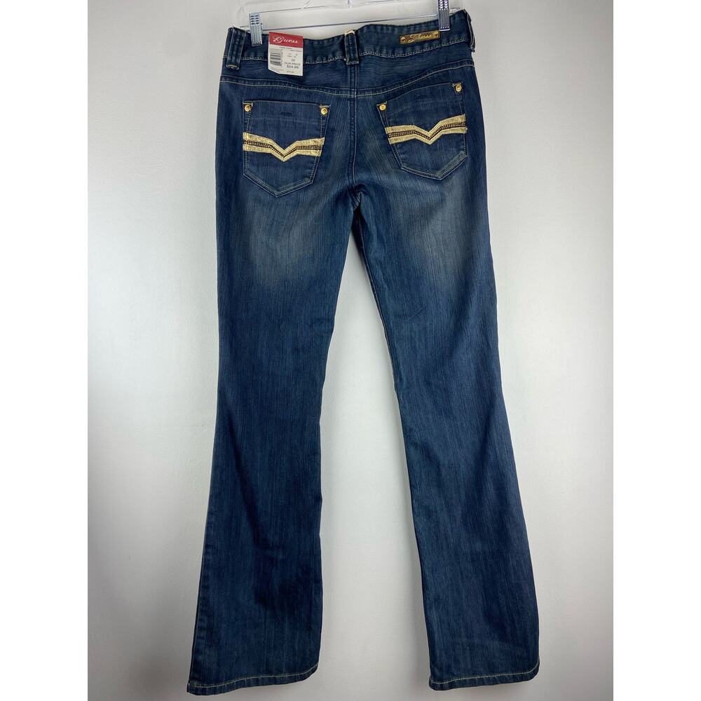 Guess Jeans Bootcut Low Waist Flare Dark Wash Size 29X32 (1142) NWT!!!